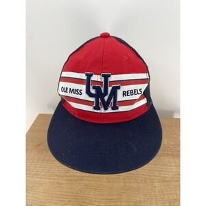 Ole Miss Rebels Mesh Snapback Hat Melon Wear Adjustable Mesh Trucker Hat